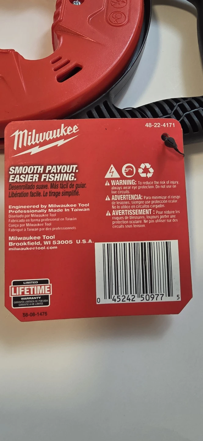 Milwaukee 25' x 1/8" Steel Fish Tape - photo 5