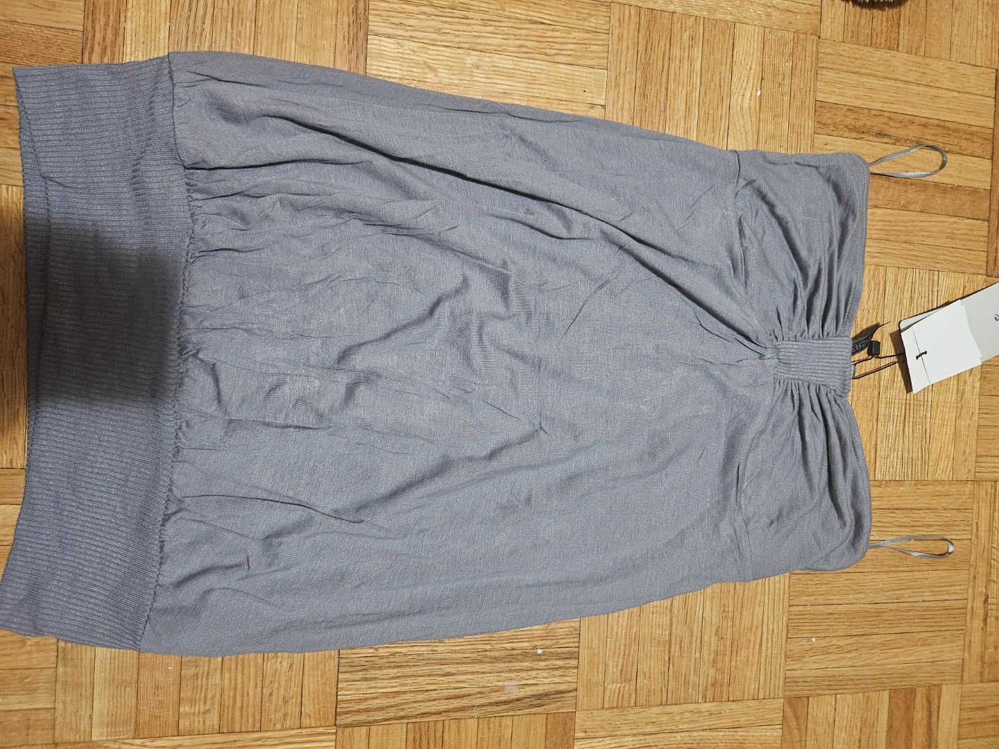 Bershka Grey Strapless Dress - photo 4