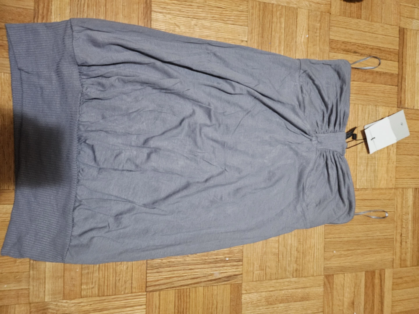 Bershka Grey Strapless Dress - photo 5