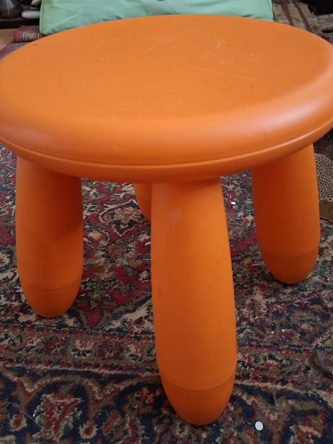 Orange Kids Stool/Table - photo 2