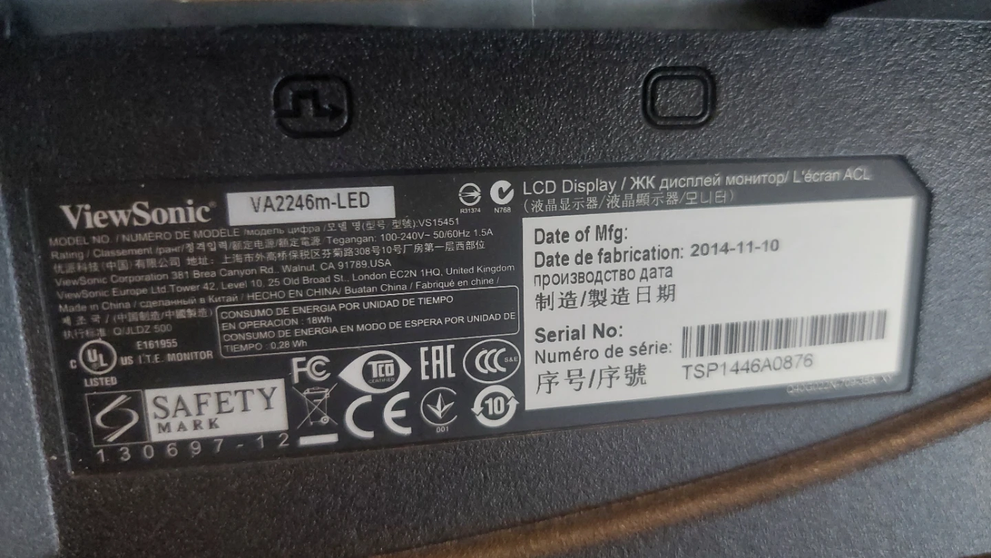 ViewSonic VA2246M-LED 22-inch Monitors - photo 3