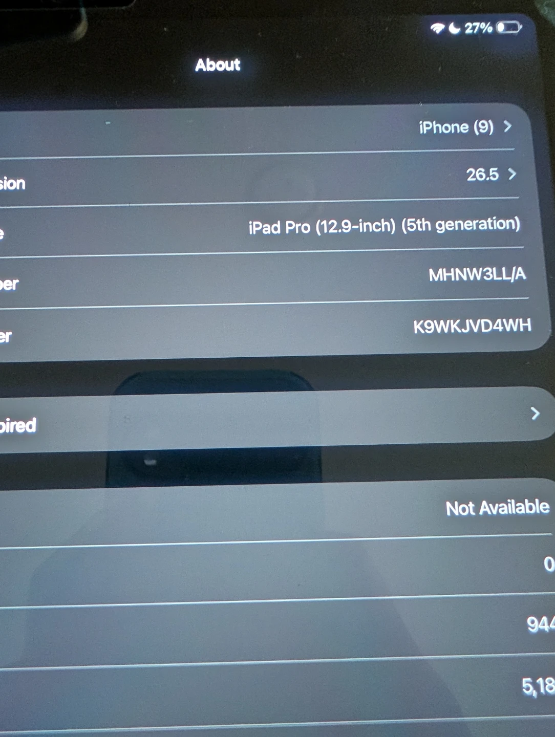 iPad Pro (12.9-inch) 5th Gen
