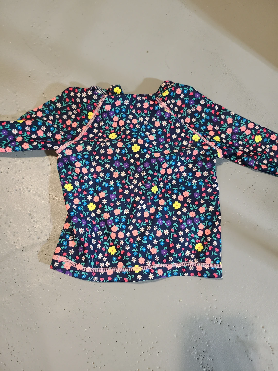 Carter's Floral Rash Guard Swim Shirt - 12 Months