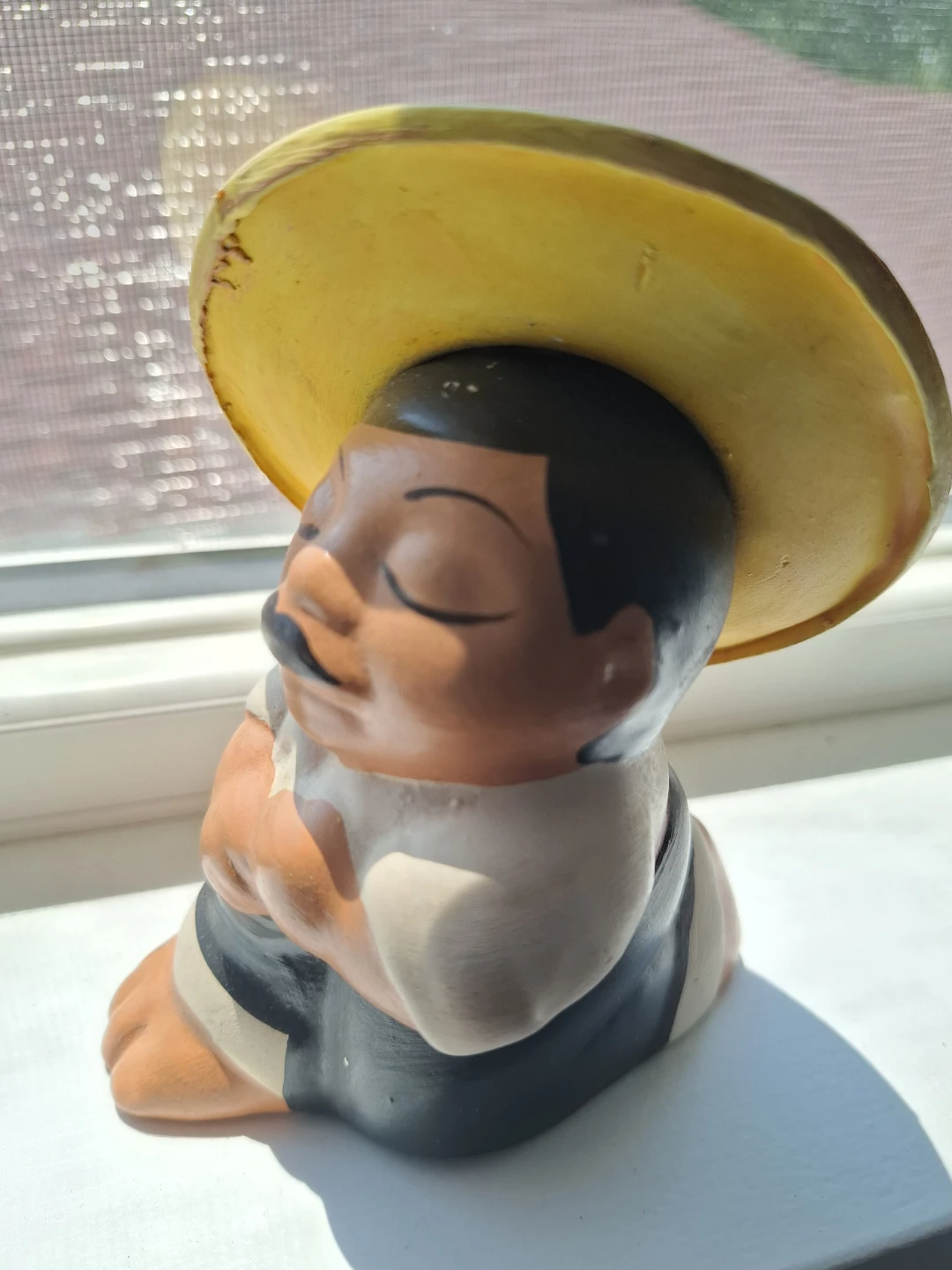 Couple Figurines with Yellow Hats from Arequipa Perú. - photo 3