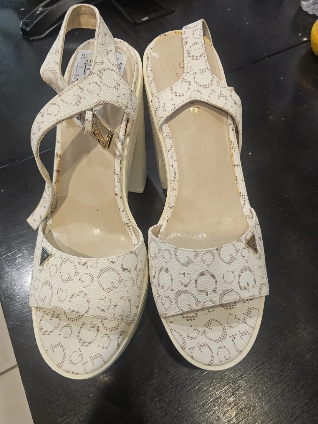 GUESS Platform Block Heel Sandals