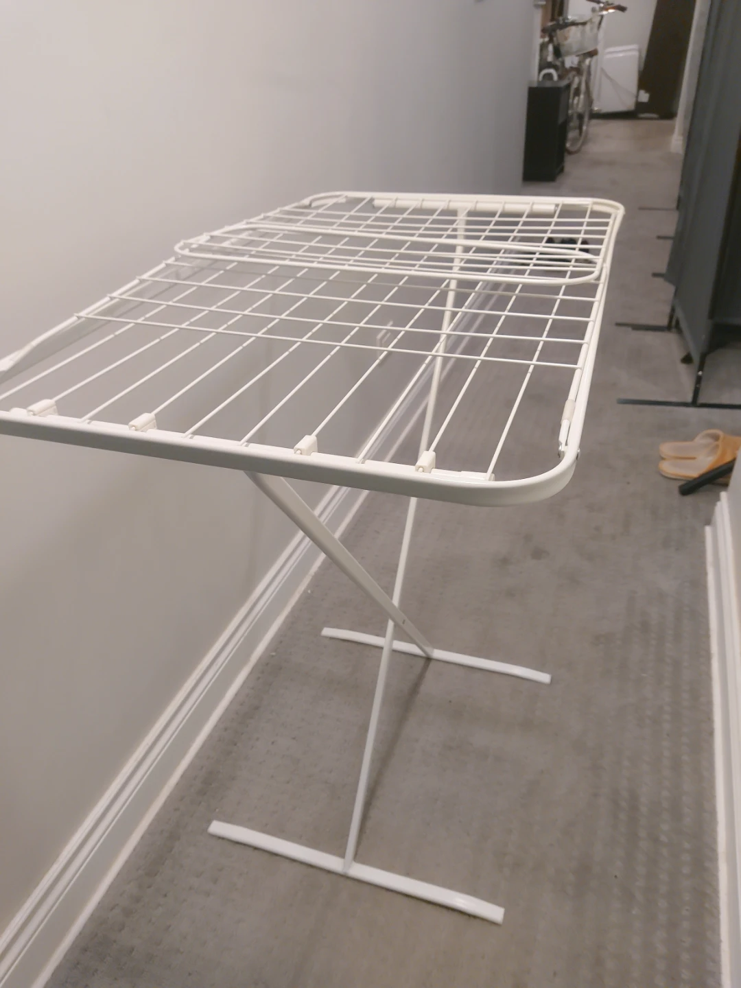 White Foldable Drying Rack - photo 4