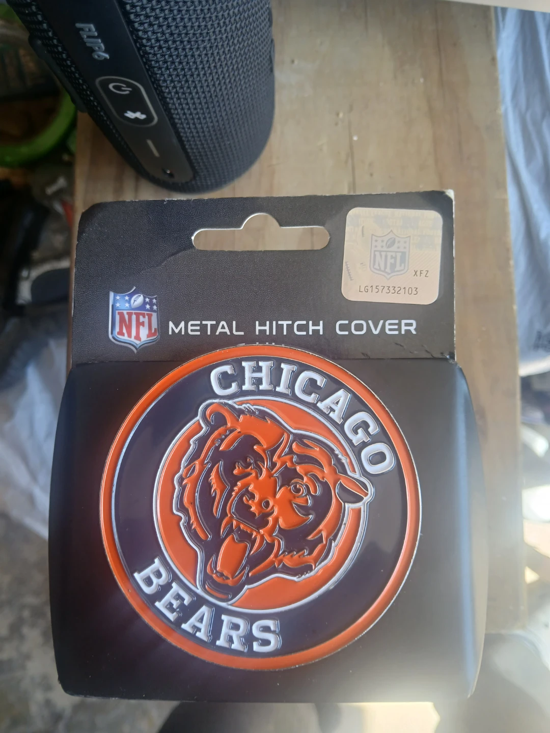 Chicago Bears NFL Metal Hitch Cover