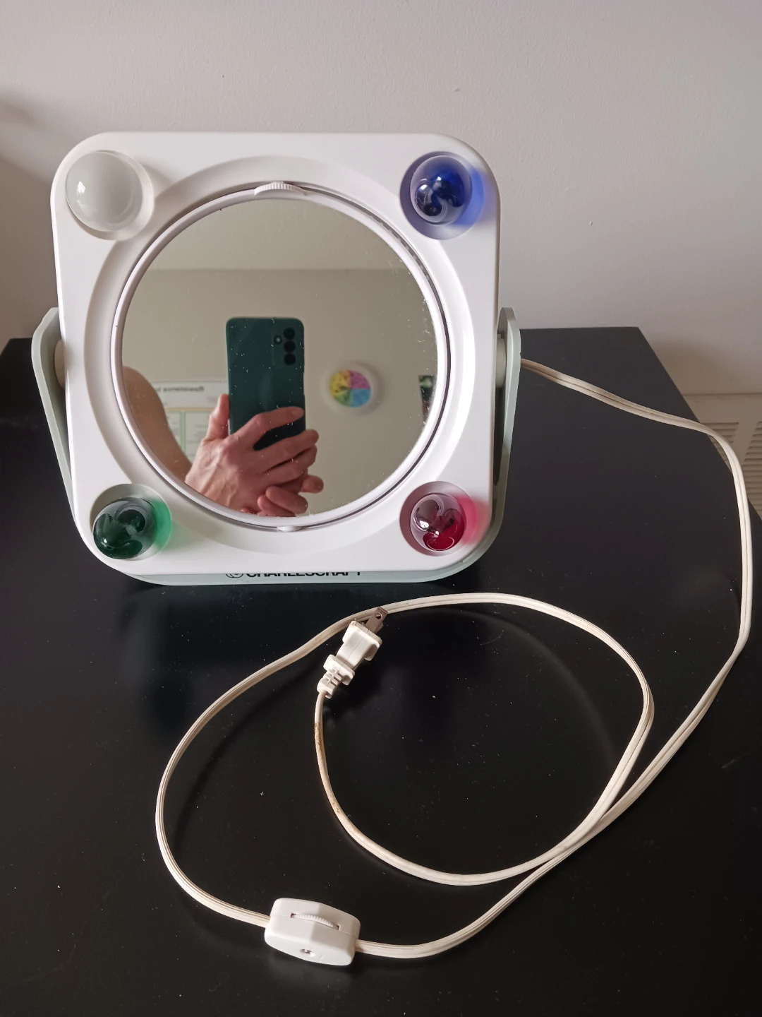 Lighted Double-sided Makeup Mirror