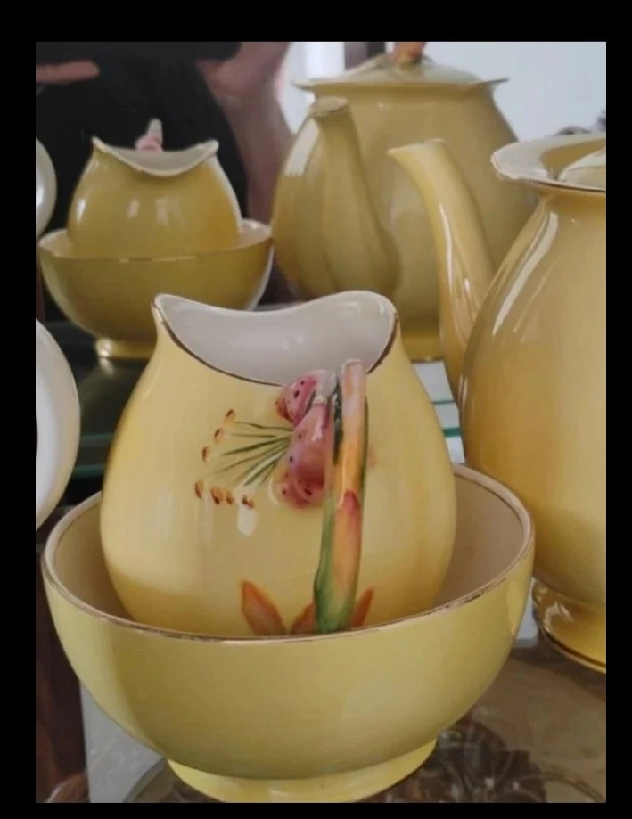 Royal Winton Grimwades Teapot with matching cream and sugar