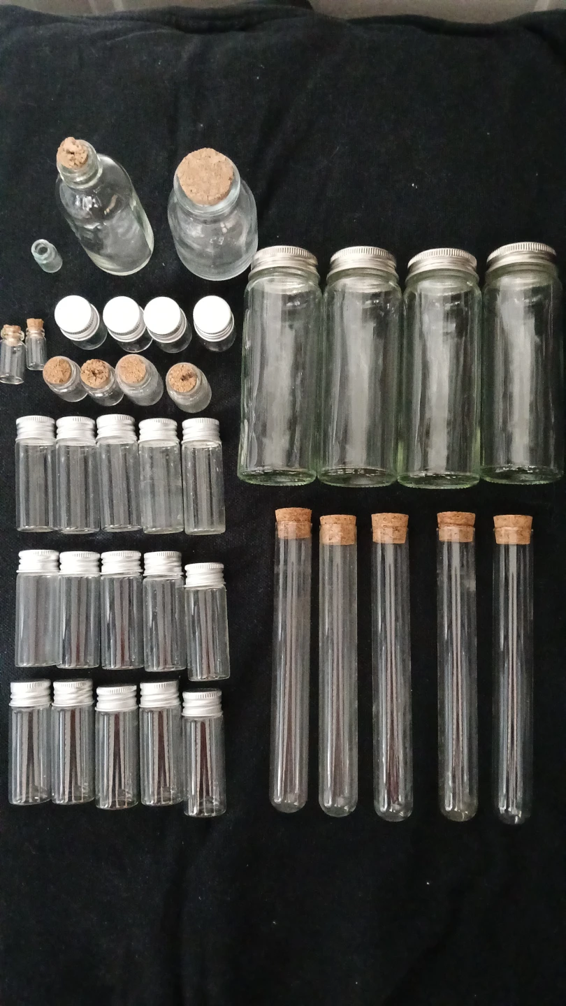 Collection of glass test tubes for $5.00