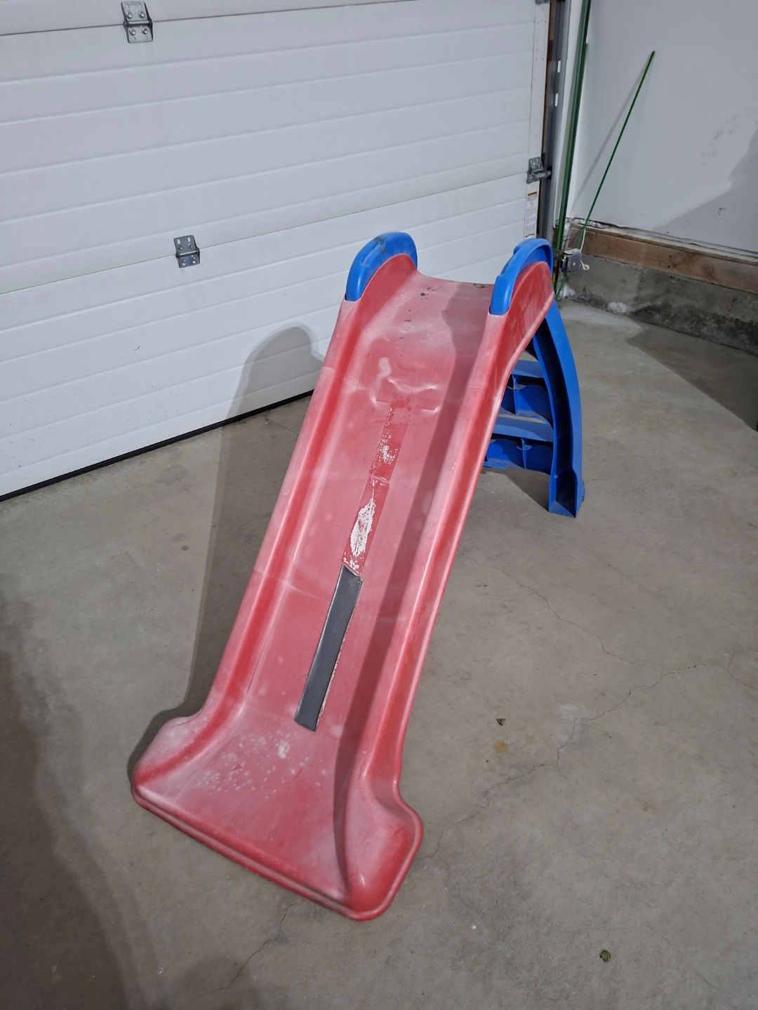 Red and Blue Plastic Kids Slide