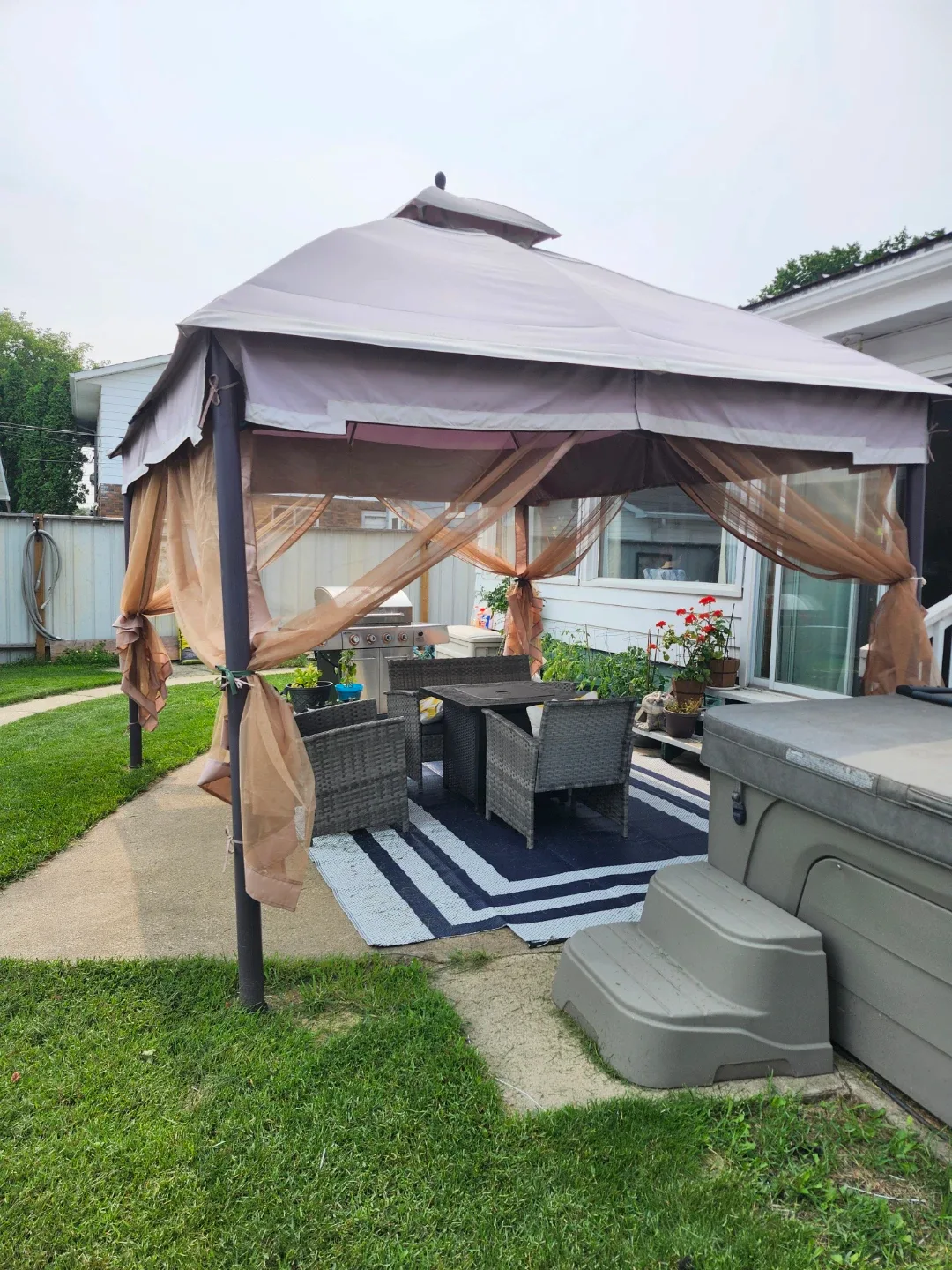 Outdoor Gazebo with Mosquito Netting - photo 5