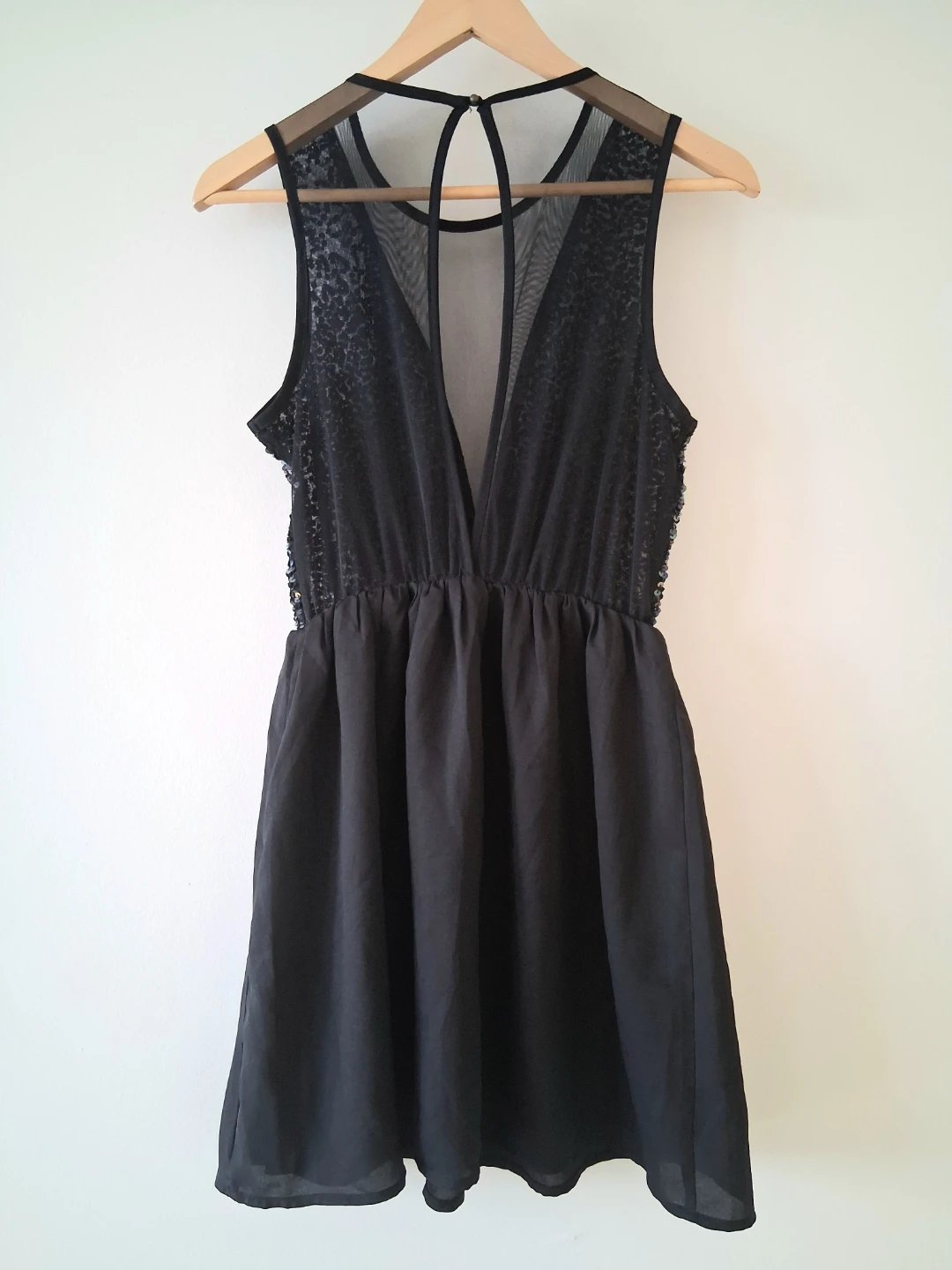 Sequin Open Back Dress, Women Sz S - photo 3