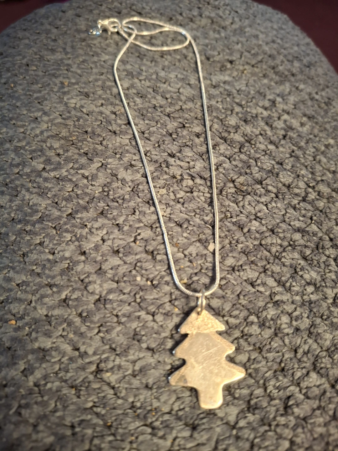Sterling 8Silver Christmas Tree Necklace - photo 2