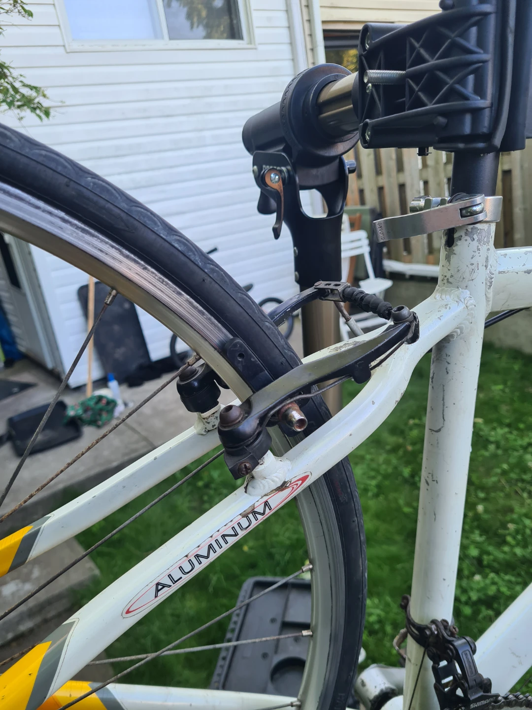Aluminum hybrid bike Frame - 18" - photo 4