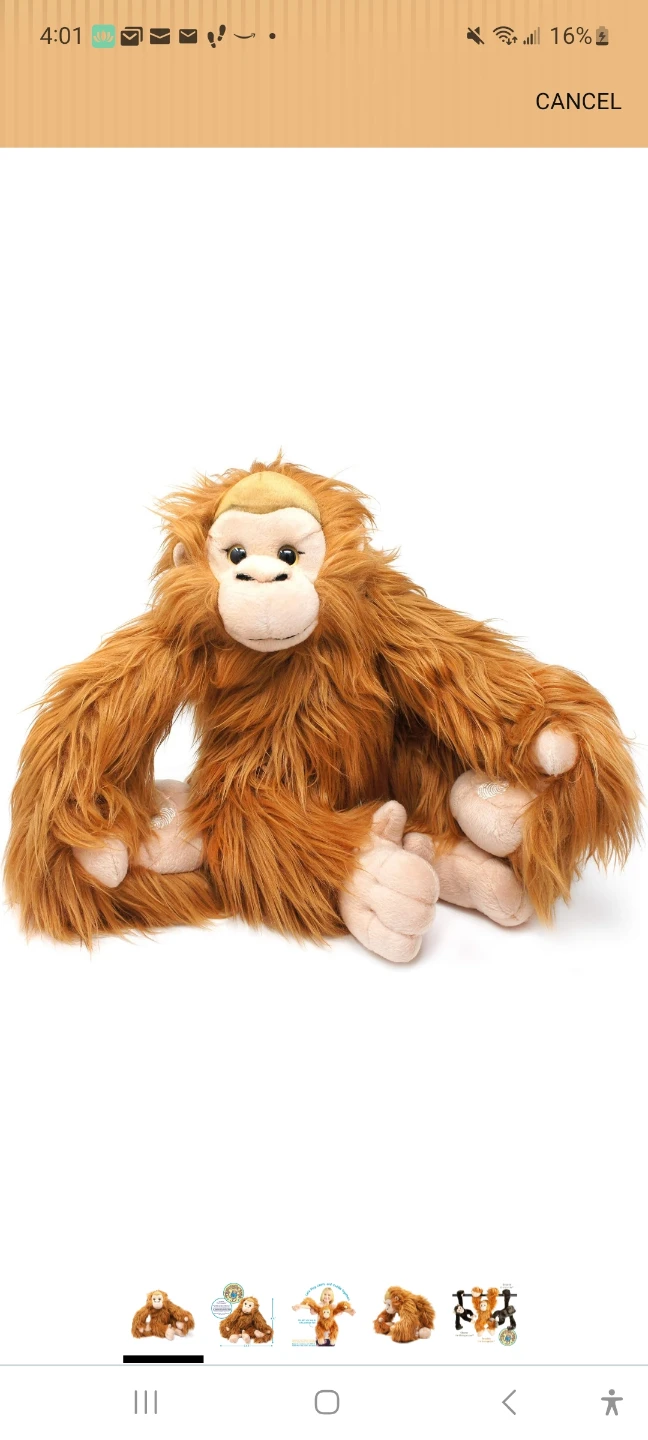 Softlands Orangutan Plush Toy