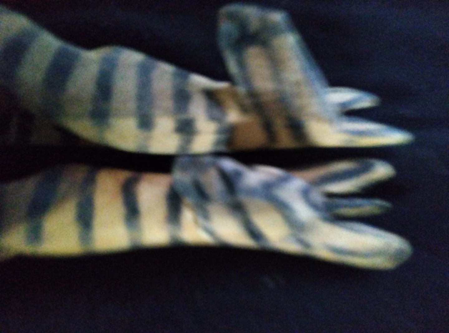 Zebra Hand-Carved Salad Tossers - photo 2