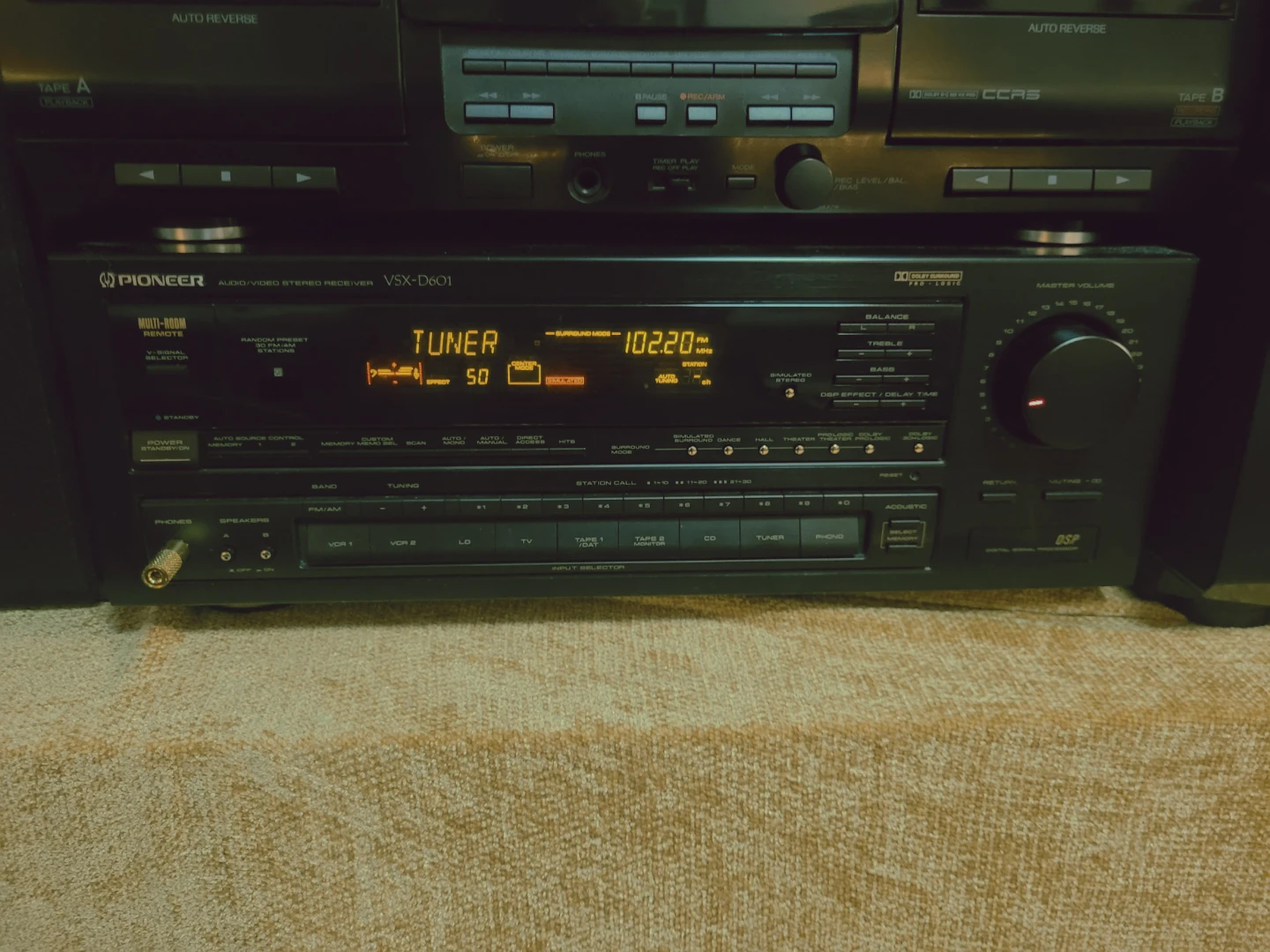 Pioneer VSX-D601 Audio/Video Stereo Receiver