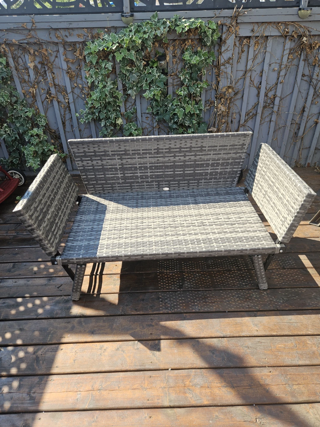 Outsunny Rattan Sofa Chair with Cushions - photo 4