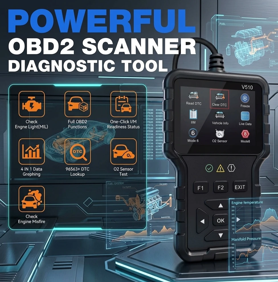 OBD2 Scanner Diagnostic Tool 2026 Upgrade Version - photo 2