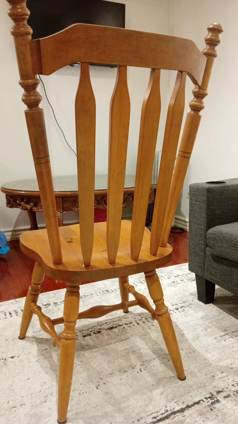 Wooden Dining Chairs set of 4 - photo 5