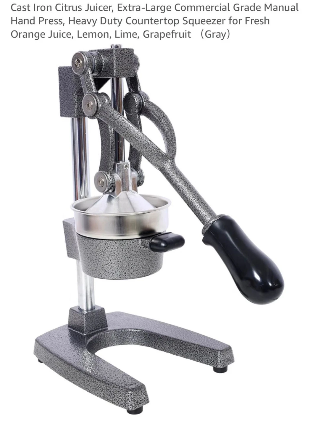 Cast Iron Citrus Juicer