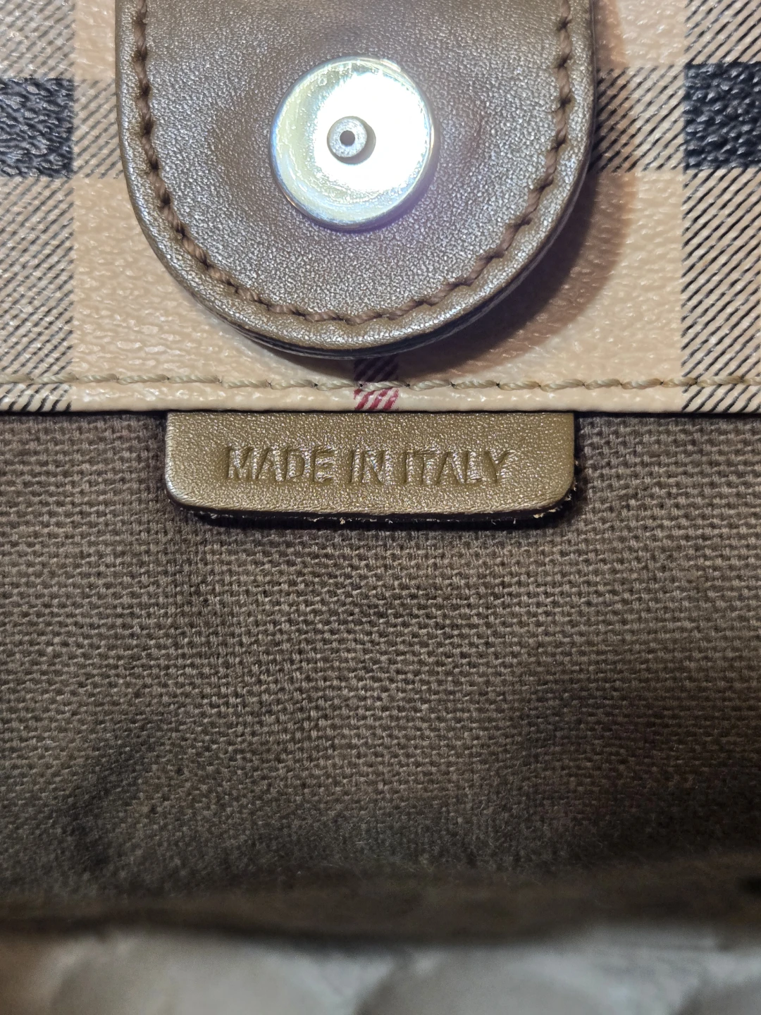 Burberry Haymarket Check Tote Bag - photo 3