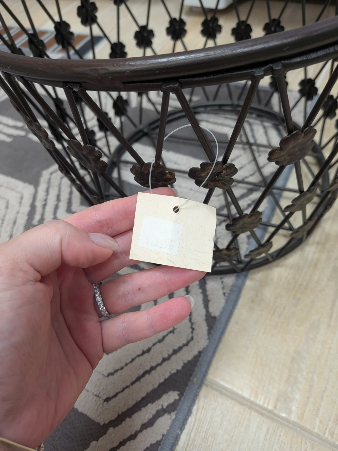 New Decorative Cast Iron Basket - photo 5