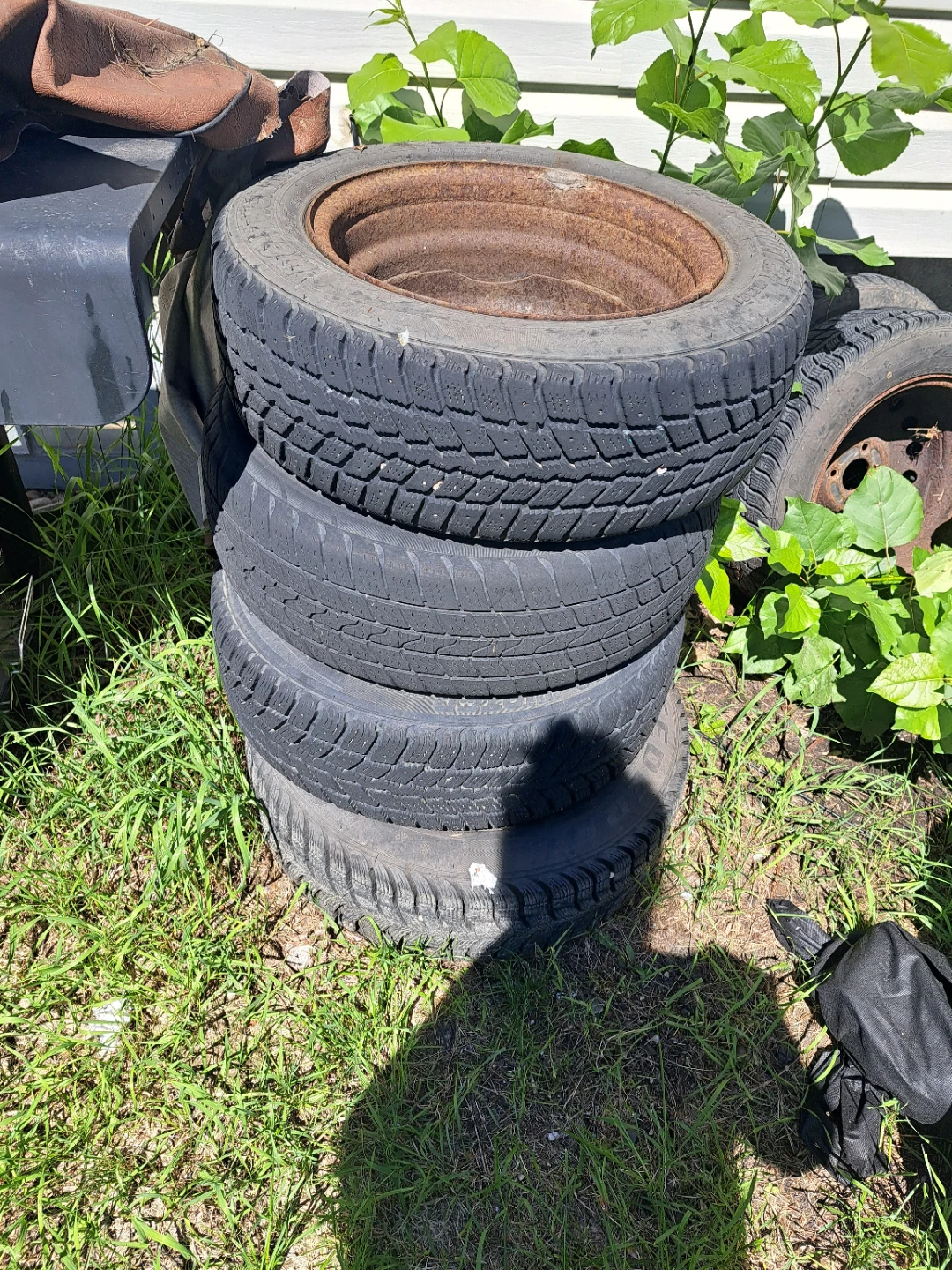 Arctic Winter Tires on Rims 6 tires