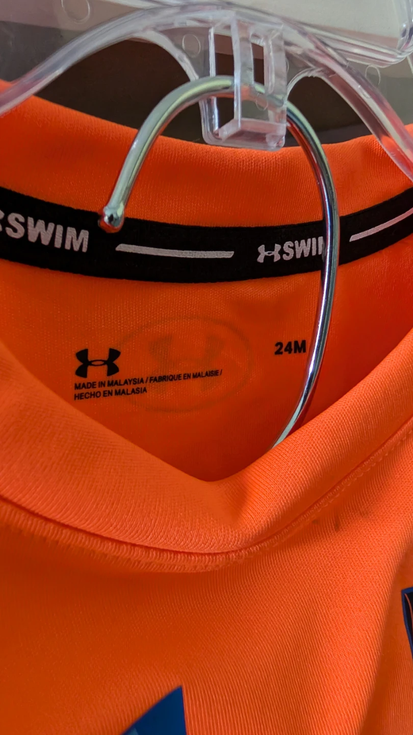 Under Armour Orange Swim Set - 24M - photo 5