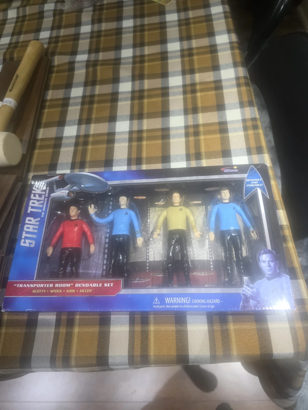 Star Trek The Original Series Transporter Room Bendable Set