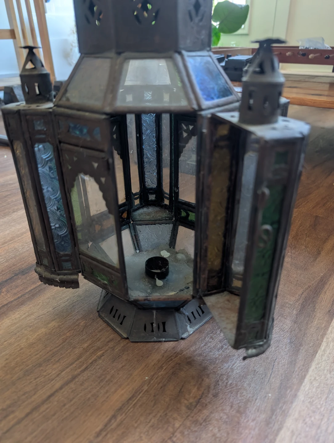 Handmade Turkish Stained Glass Lantern - photo 3