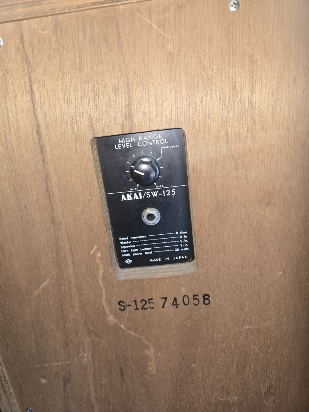 AKAI SW-125 Speakers - photo 3