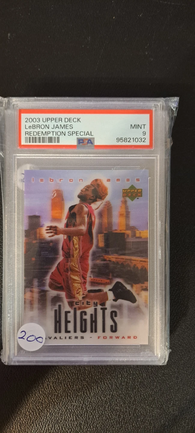 2003 Upper Deck Lebron James Redemption Special Card