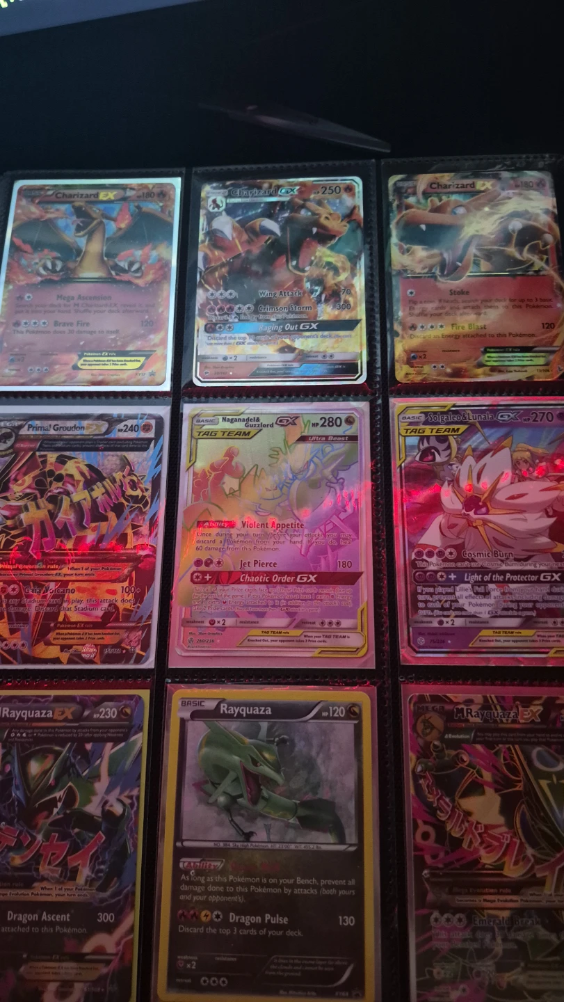 Assorted Pokémon Cards Binder