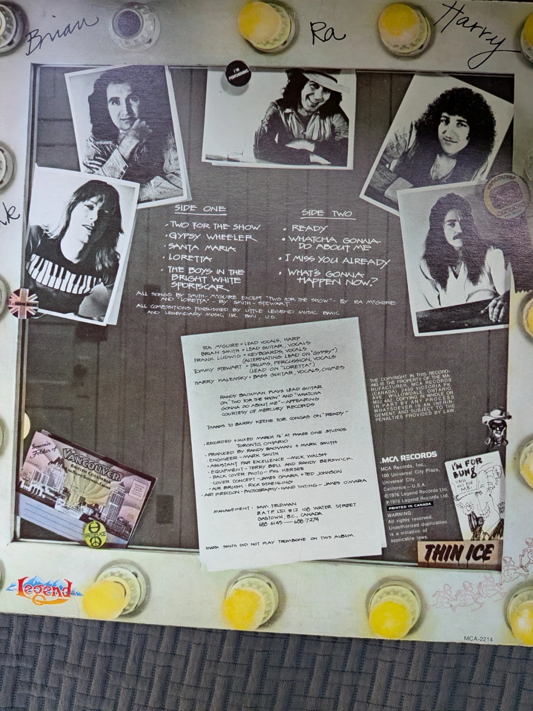 Trooper "Two For The Show" Vinyl Record - photo 4