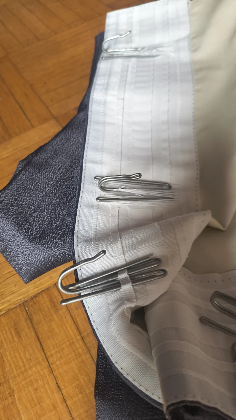Dark Grey Curtains (Set of 3) - photo 3