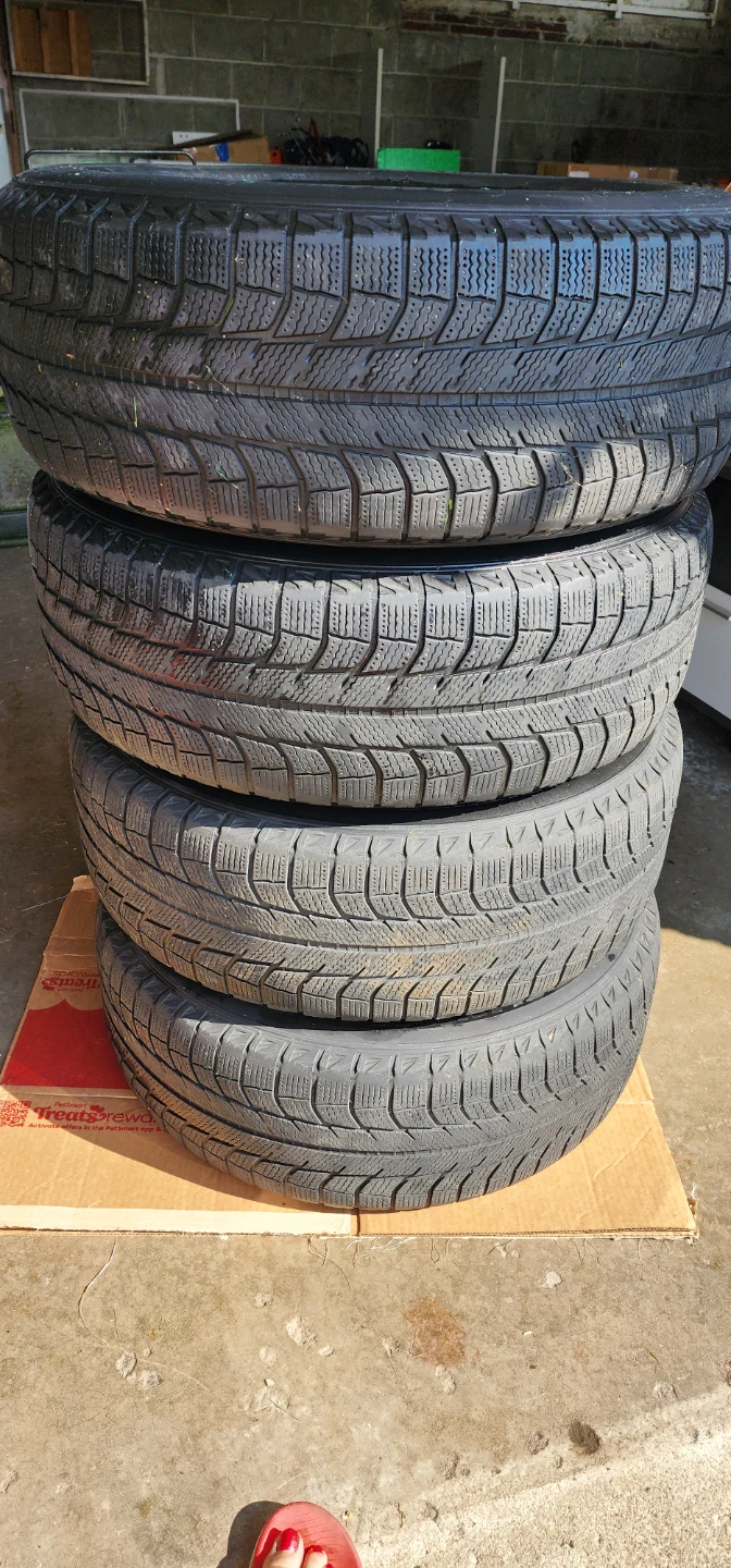 ⚡️FLASH SALE⚡️ - 4 STUDLESS MICHELIN WINTER TIRES + STEEL RIMS 🛞 - photo 2