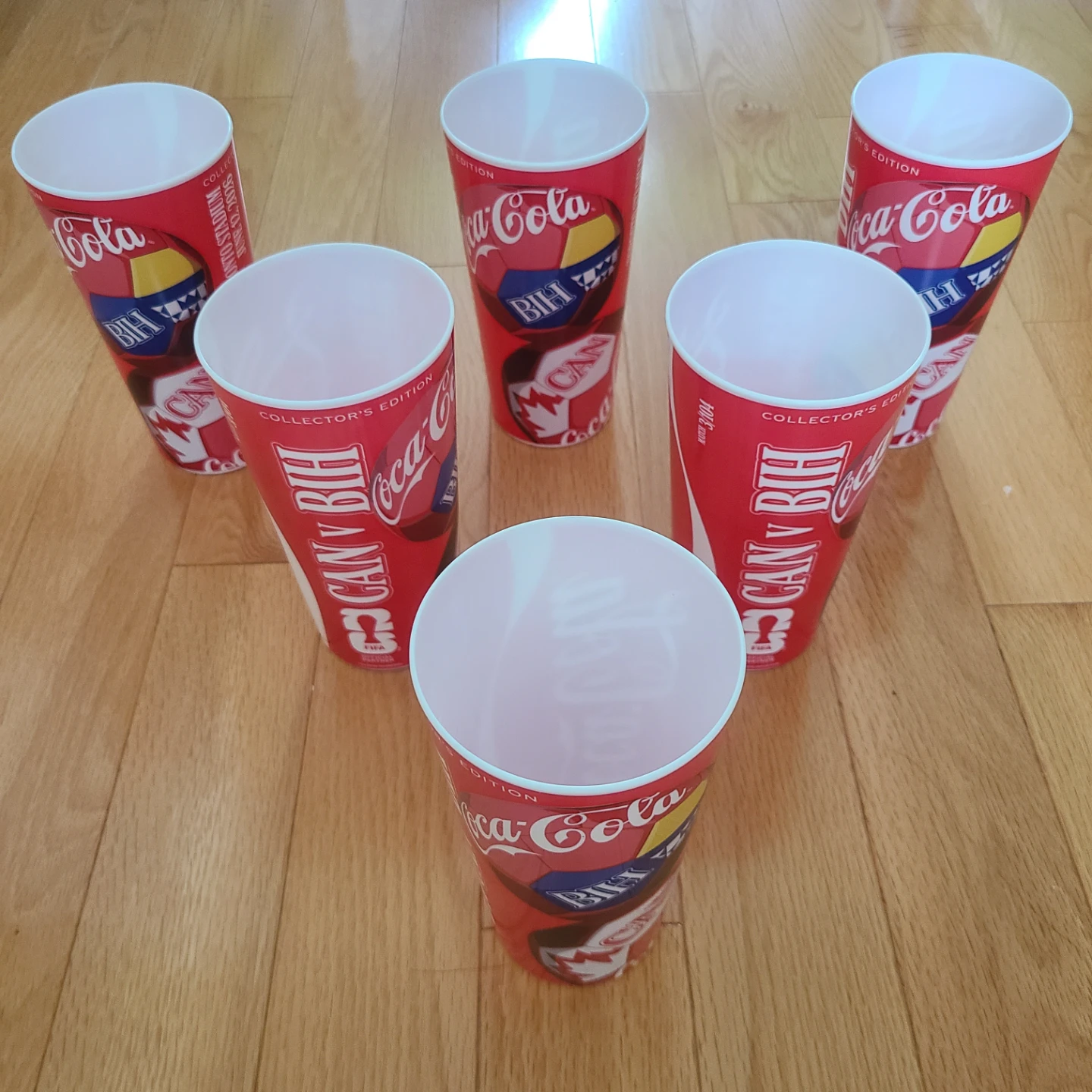 Coca-Cola Collector's Edition FIFA Cups ($20 each)