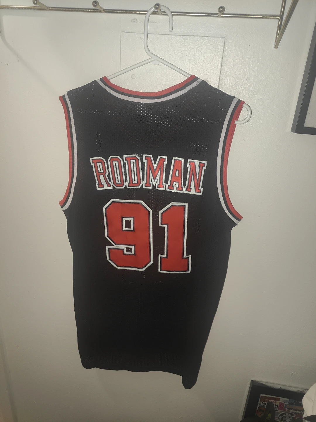 M+L+XL Dennis Rodman Chicago Bulls #91 Adidas Jersey - photo 2