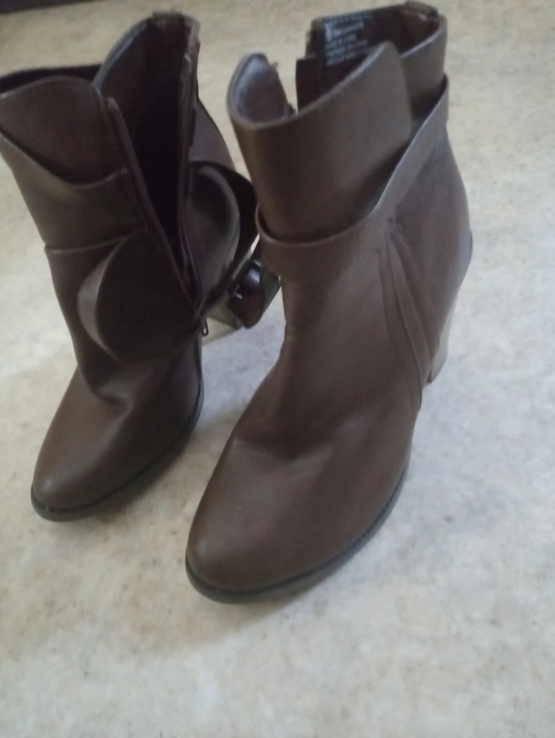 Brown Heeled Ankle Boots - photo 2
