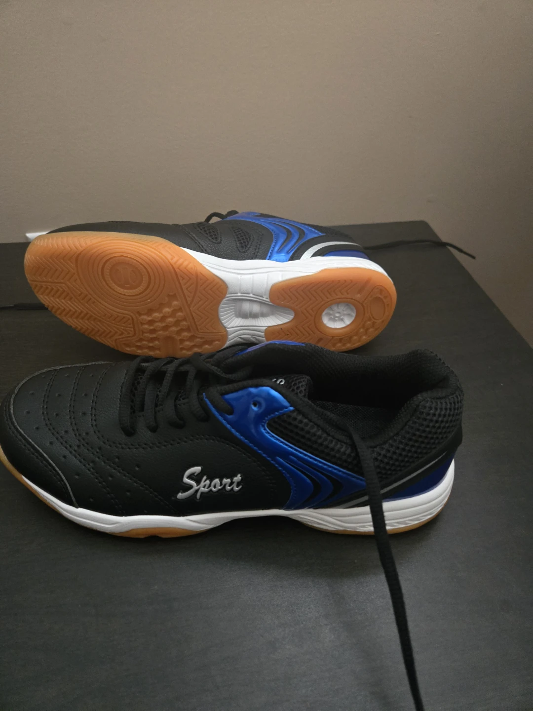 Sport Shoes - Black & Blue