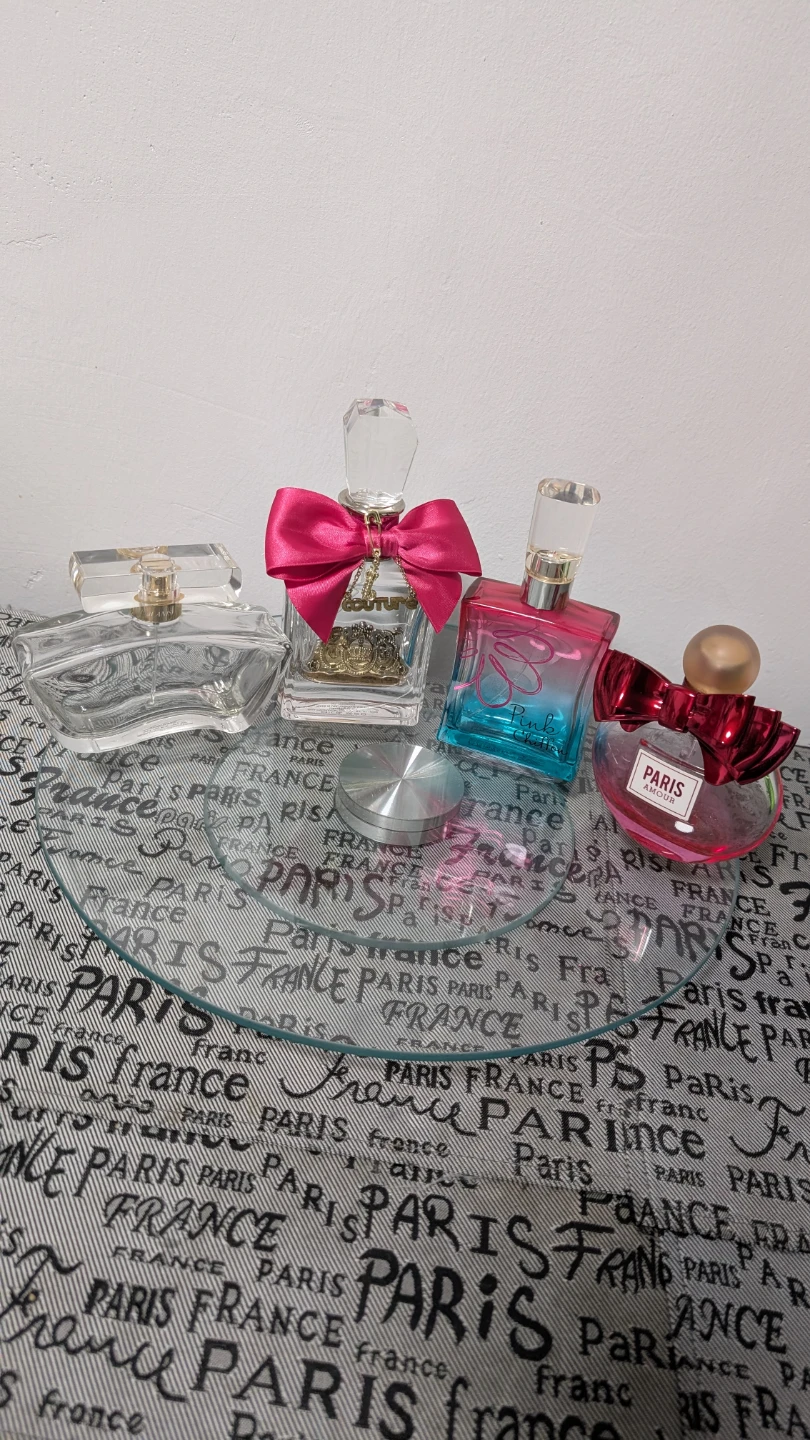 Collection of perfume bottles