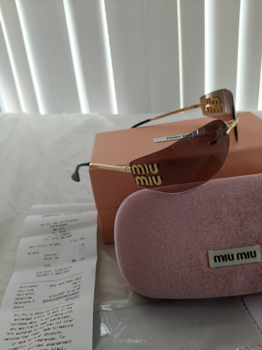 Miu Miu Rimless Sunglasses with Case - photo 3