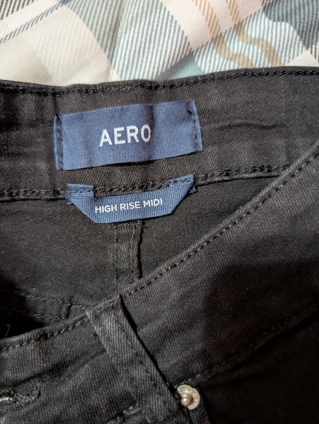 AERO High Rise Midi Denim Shorts - photo 3