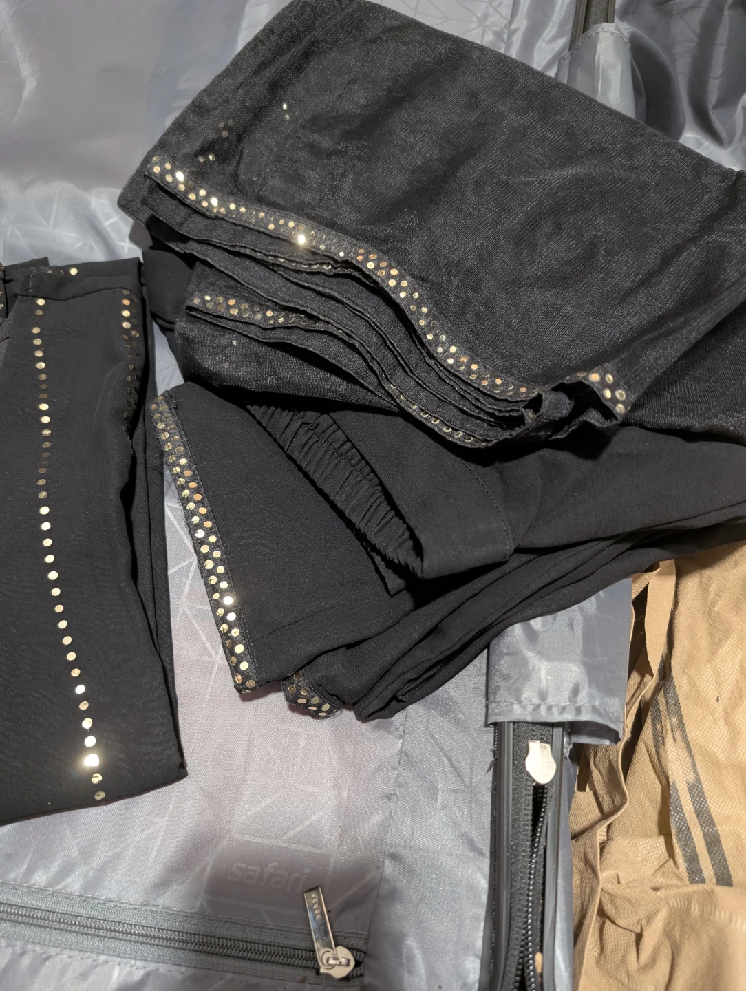 INDUSLOOK Black Sequined Kurti and Pants Set - photo 5