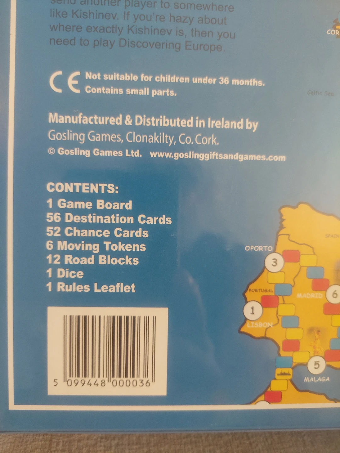 Discovering Europe Board Game - Unopened - photo 4