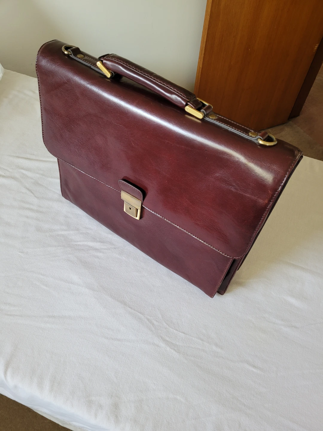 Genuine Leather Briefcase - photo 5