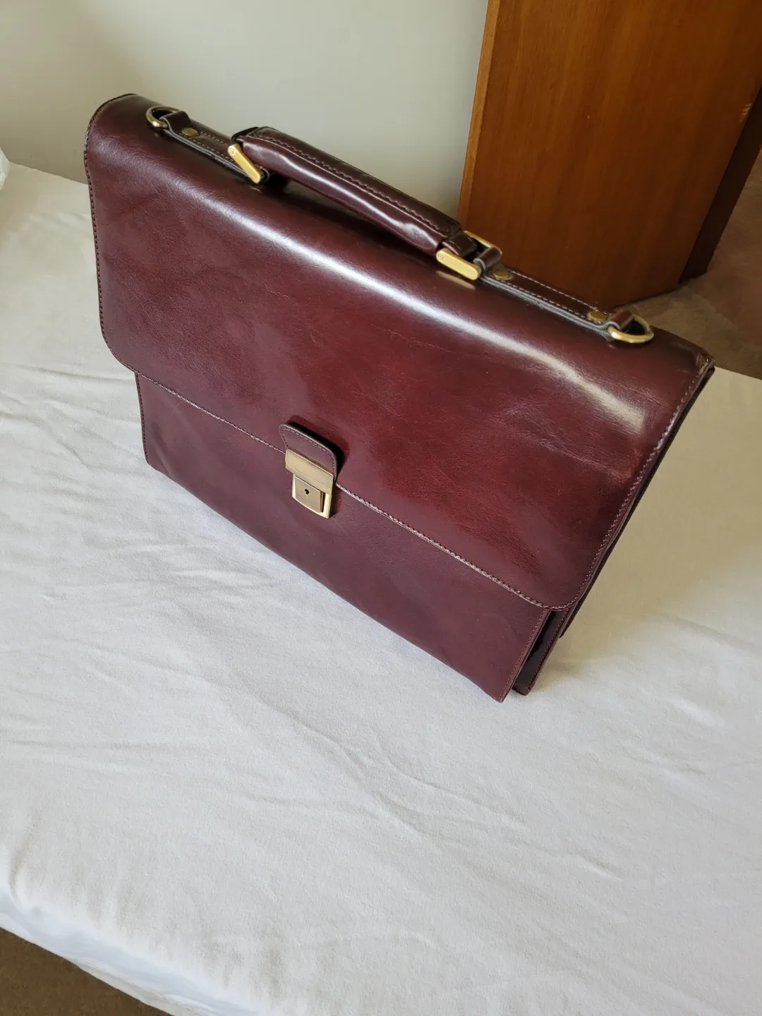 Genuine Leather Briefcase Paid $250 - Only $100 Now - photo 5
