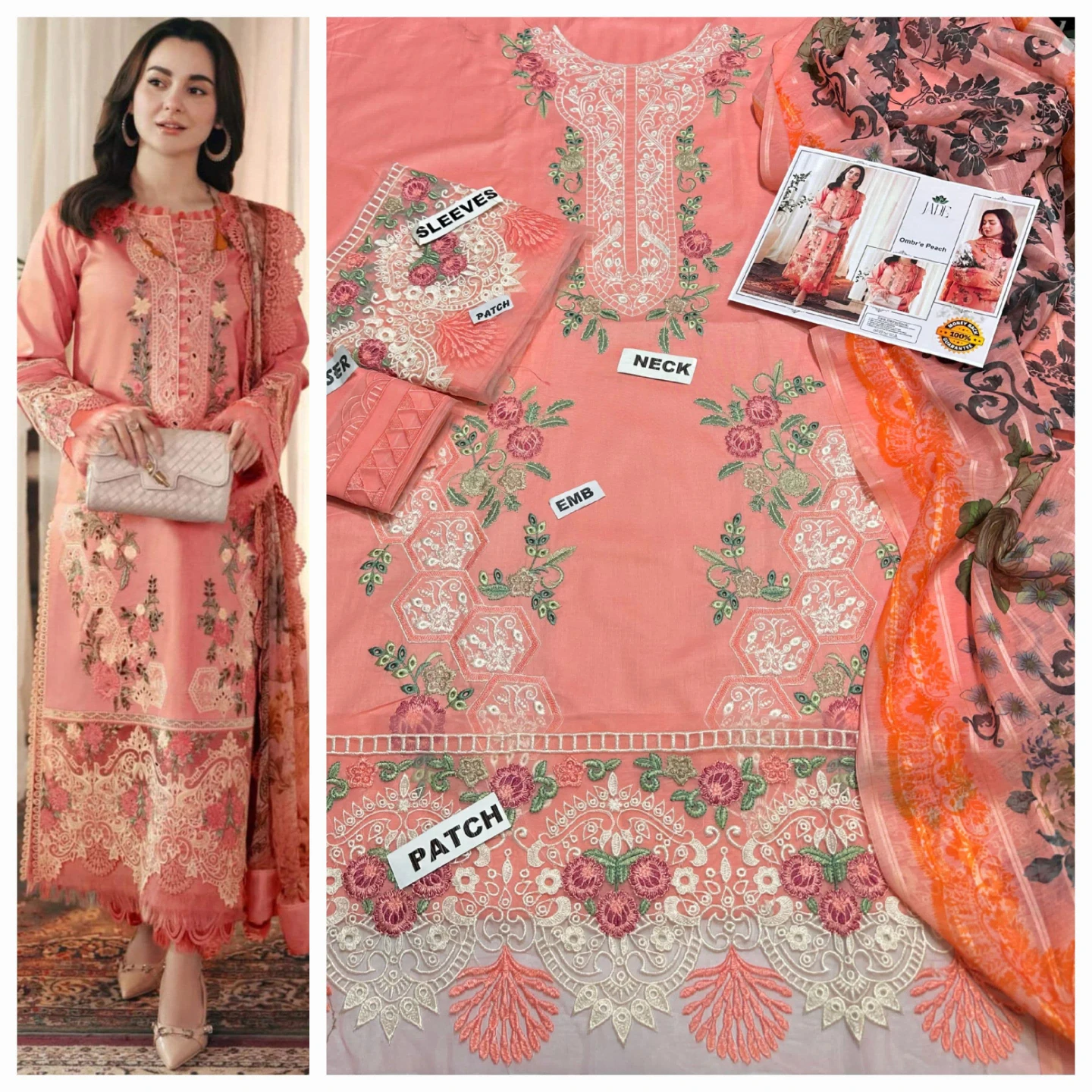 Embroidered Lawn Suit - Various Colors Available - photo 5